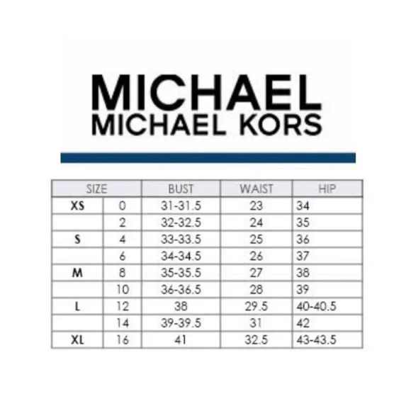 Michael Kors Stylish Black Belt with Gold Buckle